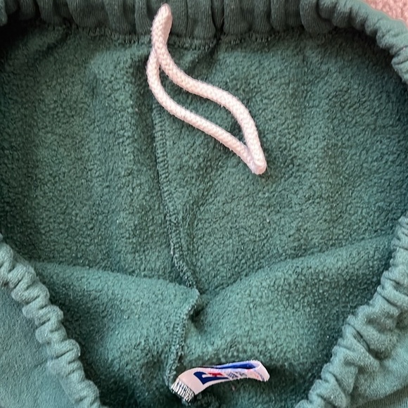 Vintage 90’s Russell Athletic Green Sweatpants Jogger Drawstring Waist USA Large - Picture 5 of 9